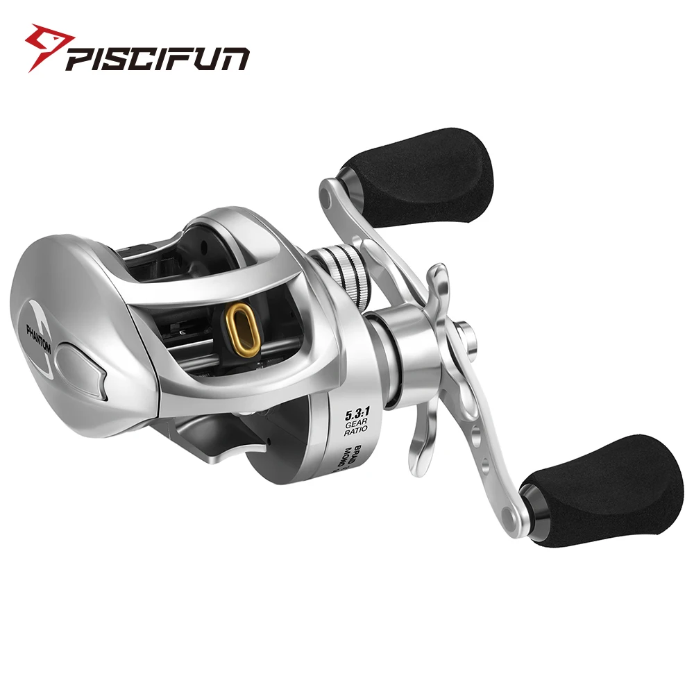 Piscifun Phantom S Carretel De Arremesso 2 Rela o Engrenagem Baixo 