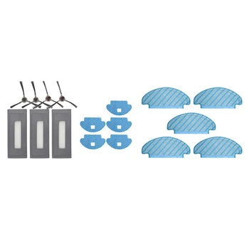 

Filter Side Brush Mop Cloth Replace for ECOVACS 930 Vacuum Cleaner with 5 Pcs Vacuum Cleaner Mop for Ecovacs Deebot T8