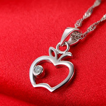 

0.05CT Handmade 18K Gold Natural Diamond Pendant Necklace for Women Wedding Engagement - Free DHL Shipping