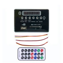 MP3 Bluetooth Decoder Player Board USB FM Aux Radio MP3 Bluetooth Music Speaker Hands-free Remote Control Car Audio Decoding DIY