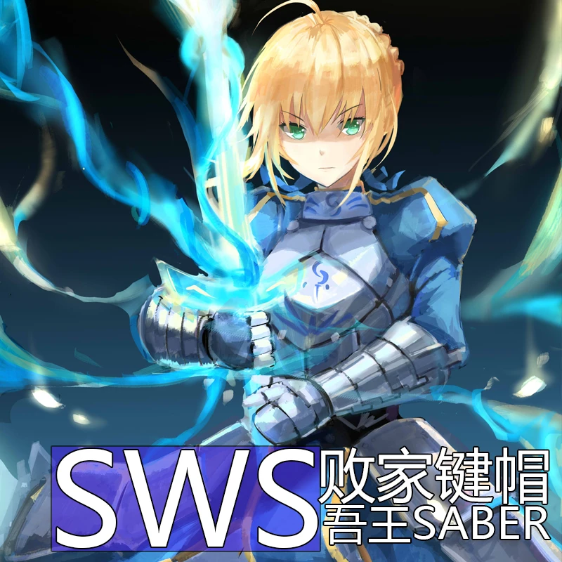 Juego De Teclas Retroiluminadas De Alta Gama Para Fate Stay Night Saber Tapa De Teclado Mecanico Para Corsair K70 K95 Razer Cherry 1 Juego Ratones Y Accesorios De Teclados Aliexpress