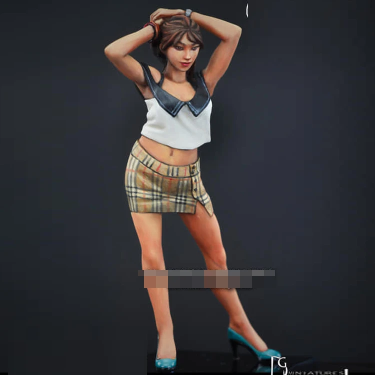 1/24 civian figure sereis-live 24, 02:00, смоляная модель GK, разобранный и Неокрашенный комплект