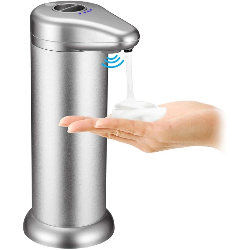 

Automatic Soap Dispenser Touchless Foaming Soap Dispenser Rust-Free for Kitchen Bathroom with Infrared Sensor Alloy Body