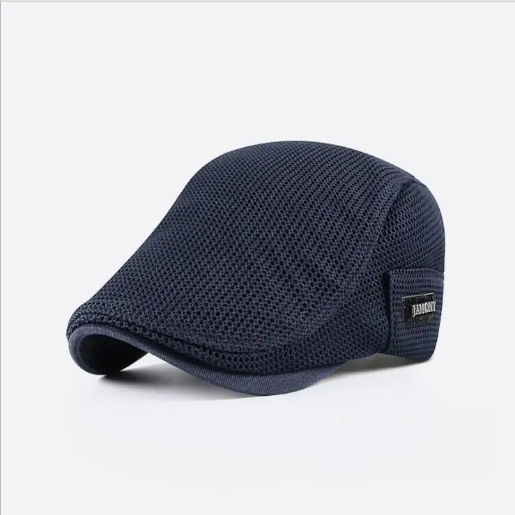 Brand JAMONT Adjustable New style peaked cap mesh breathable beret hats  thin sun-proof sunshade hat images - 6