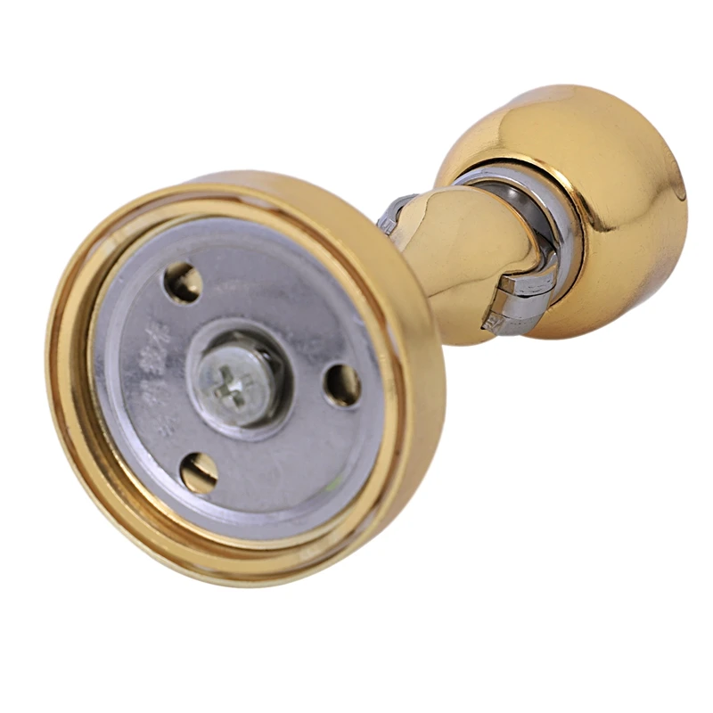 ABSF Bathroom free punching door suction floor stainless steel strong magnetic wall suction bedroom door stop Gold