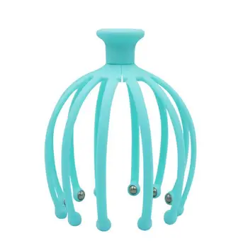

Head Massager Neck Massage Octopus Scalp Stress Relax Health Alloy Healing Tool Massage Head Care Body Beauty Tool Spa G8H2