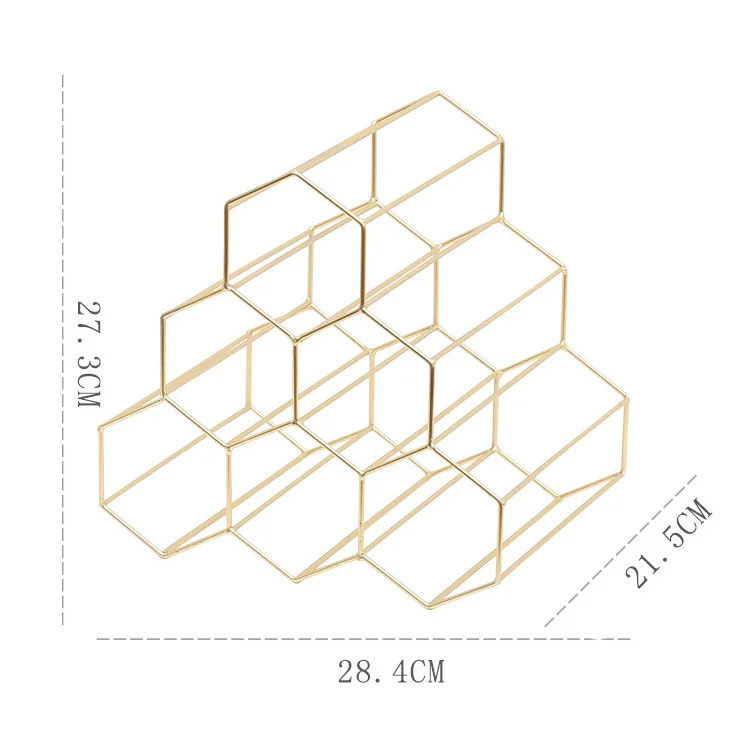 Креативный геометрический винный стеллаж, металлический простой бытовой винный стеллаж для винограда, для ресторана, гостиной, бара, винного шкафа, витрина для вина