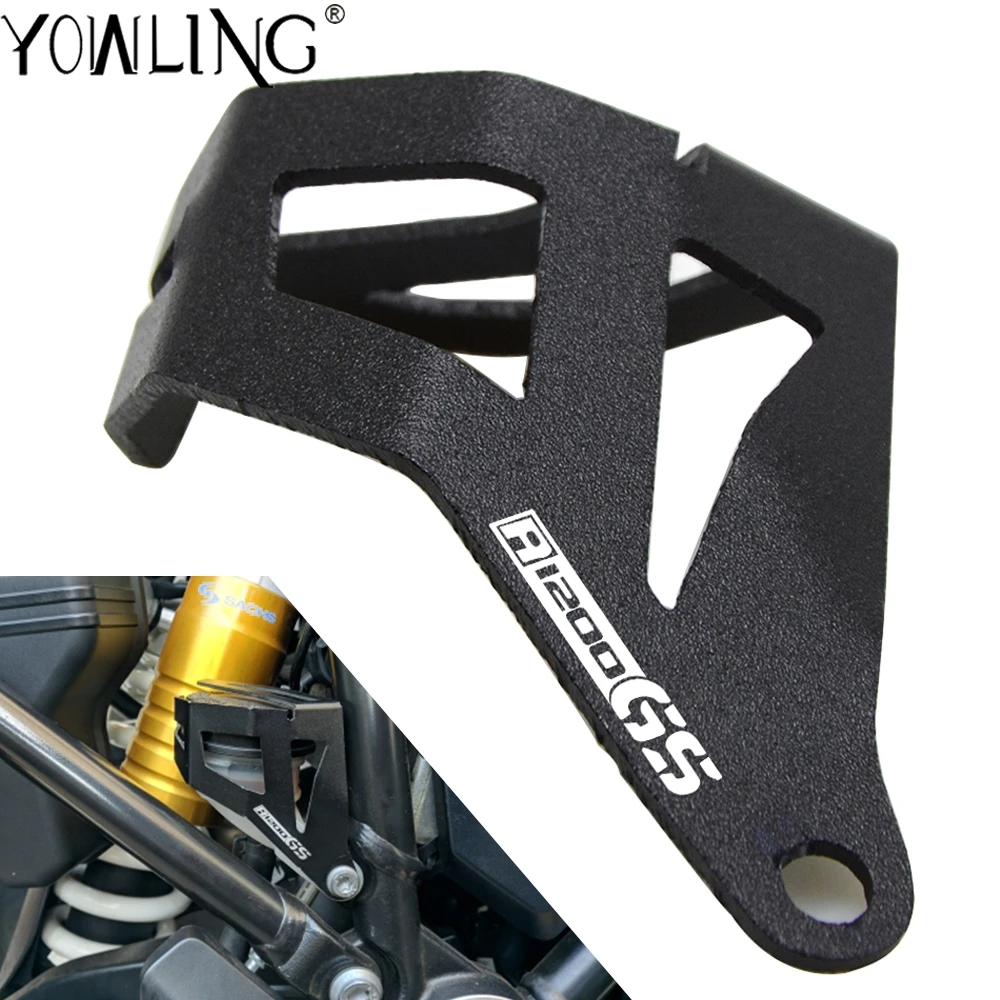 

R1200GS LOGO Motorcycle Rear Brake Fluid Reservoir Guard Cover Protect FOR BMW R 1200 GS R1200 GS LC Adventure 2014 2015 2016