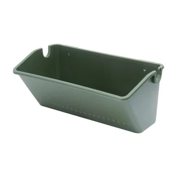 

2PCS Outdoor Vertical Wall Planter Wall Pot Creative Wall Mount Living Background for Hall Balcony Garden Mall (Green)