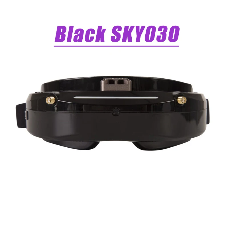 Skyzone SKY03O светодиодный/SKY03S 5,8 ГГц 48CH разнообразие FPV очки поддержка OSD DVR, HDMI и головной вентилятор светодиодный для радиоуправляемого дрона Accs - Цвет: Black SKY03O