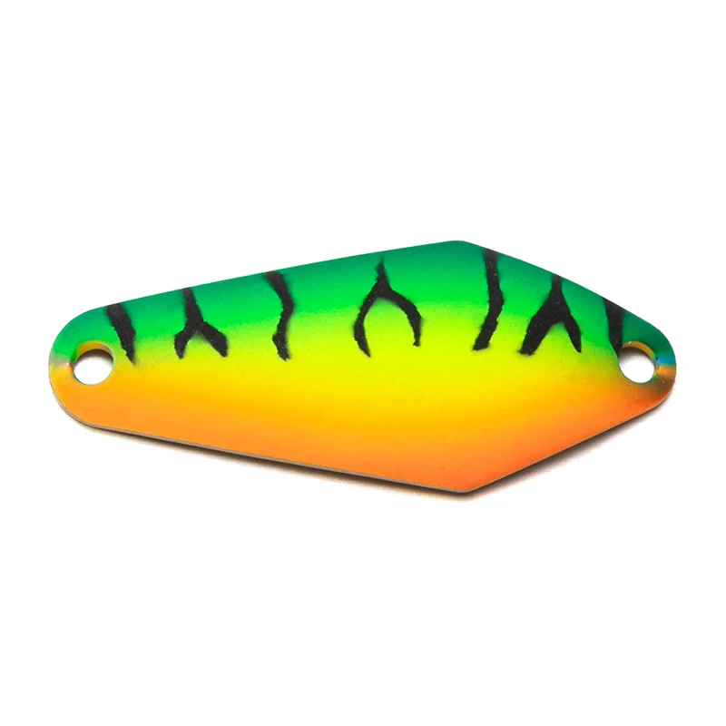 LTHTUG ROONEY 2.2g Pesca 고품질 구리 스푼 미끼 UV 다채로운 스트림 금속 낚시 미끼 퍼치 송어 Chub에 대한 하드 미끼