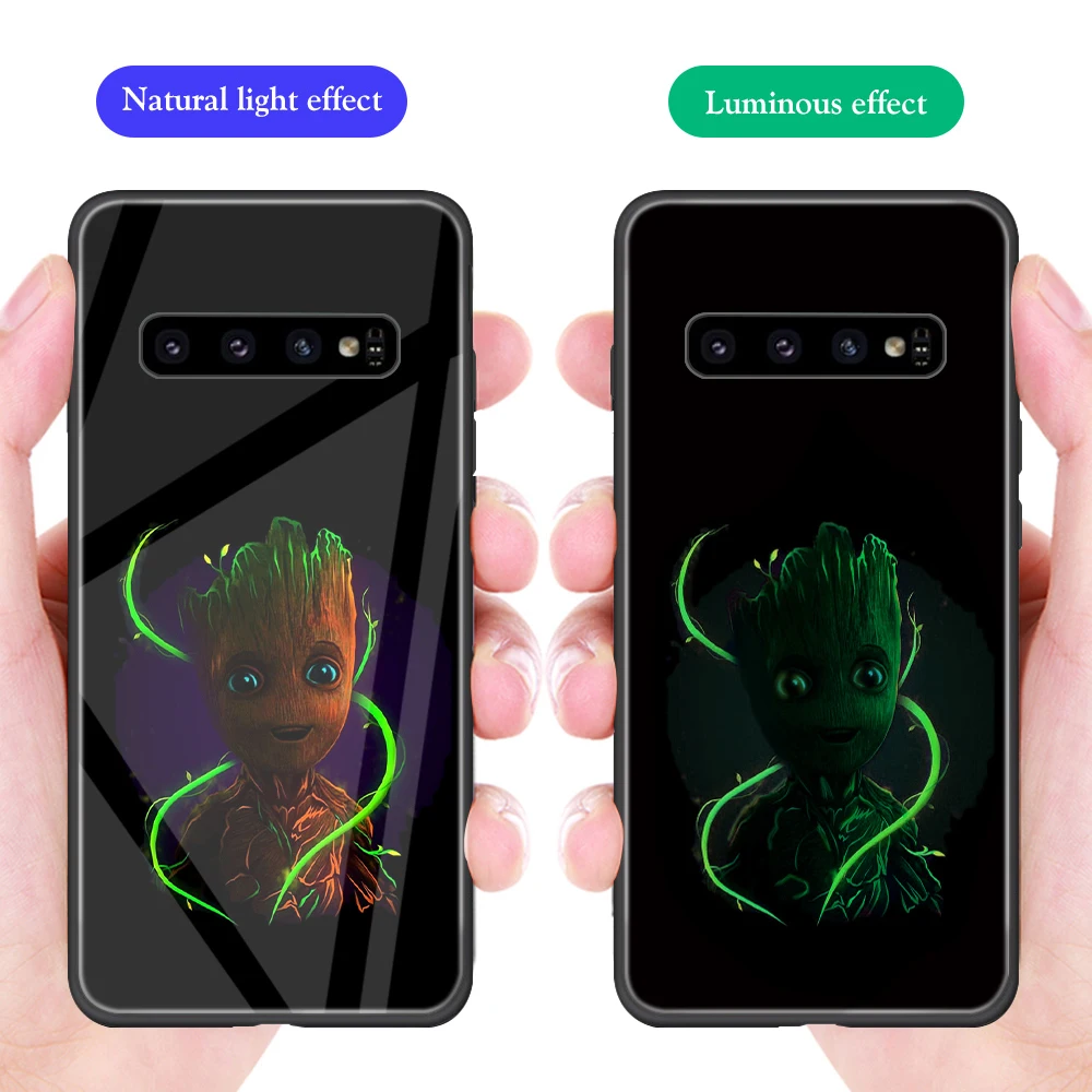 Стекло чехол с принтом Marvel для samsung Galaxy A50 A40 70 S10 S10e S9 S8 S7 Примечание 10 9 8 A30 A6 A7 A8 A9 J4 J6 J7 плюс чехол - Цвет: WM03765