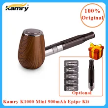 Newest Kamry K1000 Mini Epipe Kit 900mAh Battery & 1.2ml Clearomizer Electronic Cigarette E Pipe Vape kit vs Kamry K1000 new brand qecig 3 0 plus vs iqos cigarette vs kamry improved version 650mah battery e cigarette for heating tobacco cartridge