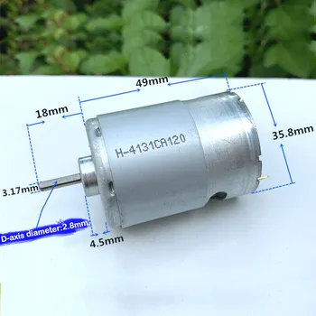 

DC 3.7V-7.4V 6V 25000RPM 540 DC Motor Large Torque High Speed for Power Tool DIY Screwdriver Garden Electric Machinery Tool