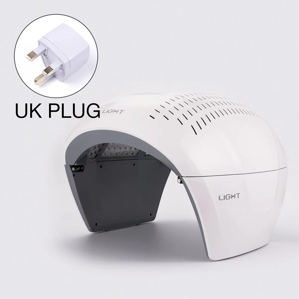 NEW 7 Color PDT Acne Removal Machine Face LED Light Therapy Skin Rejuvenation Acne Remover Anti Wrinkle Device Beauty Salon - Цвет: UK PLUG (220-240V)