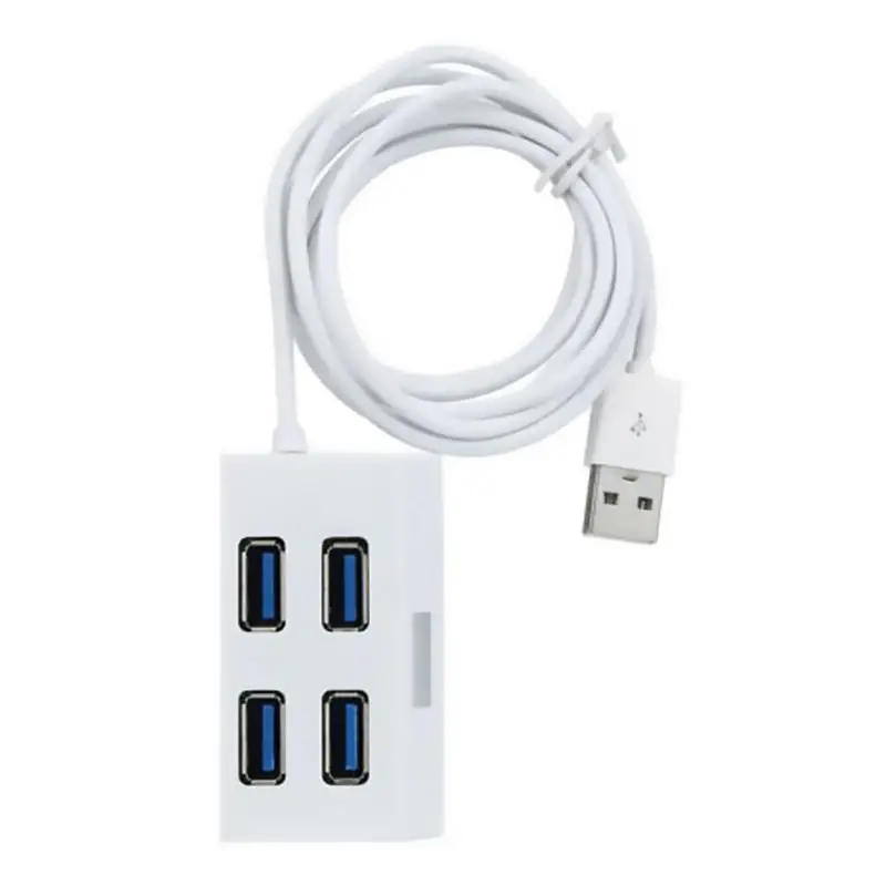 4 порта Mini USB 3,0 концентратор разветвитель продуманное производство длительный прочный адаптер Внешний конвертер для ноутбука Настольный