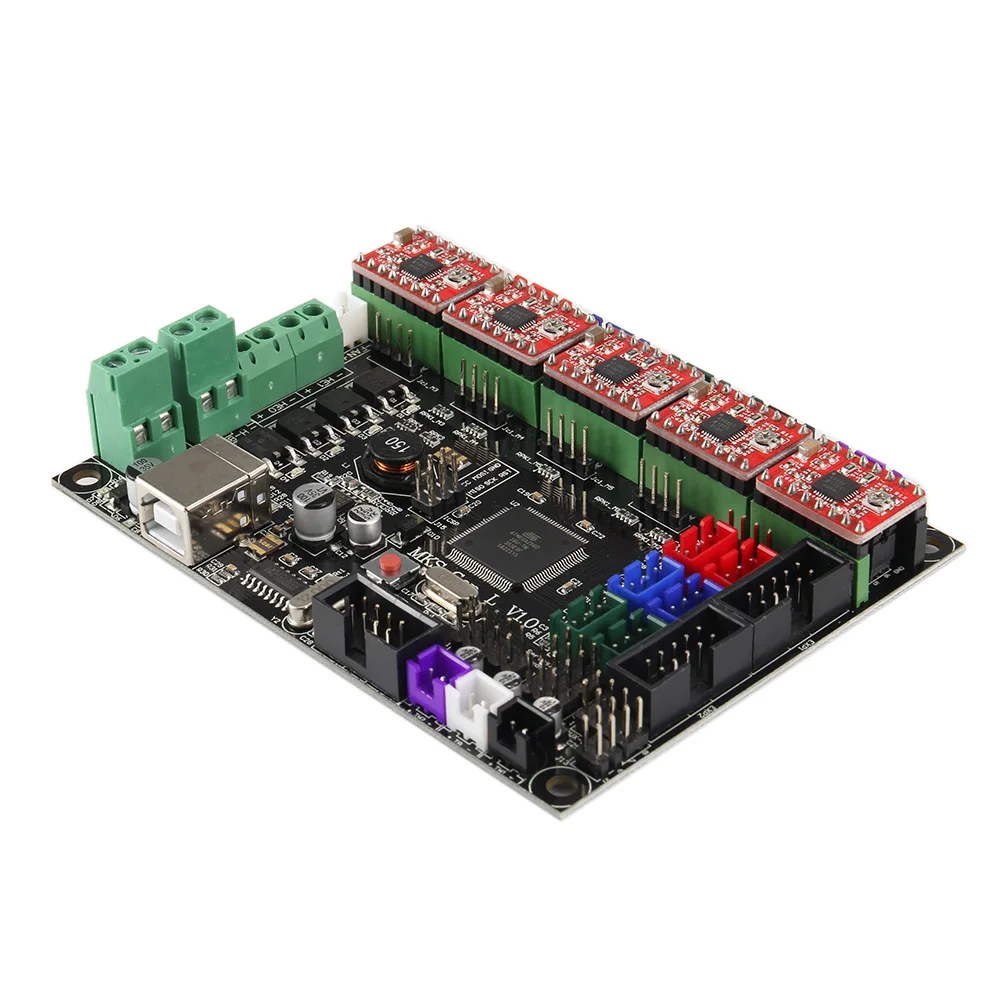 

For MKS GEN L MKS TFT28 LCD Minipanel Touching Display 3D Print Kits with A4988 Driver VDX99