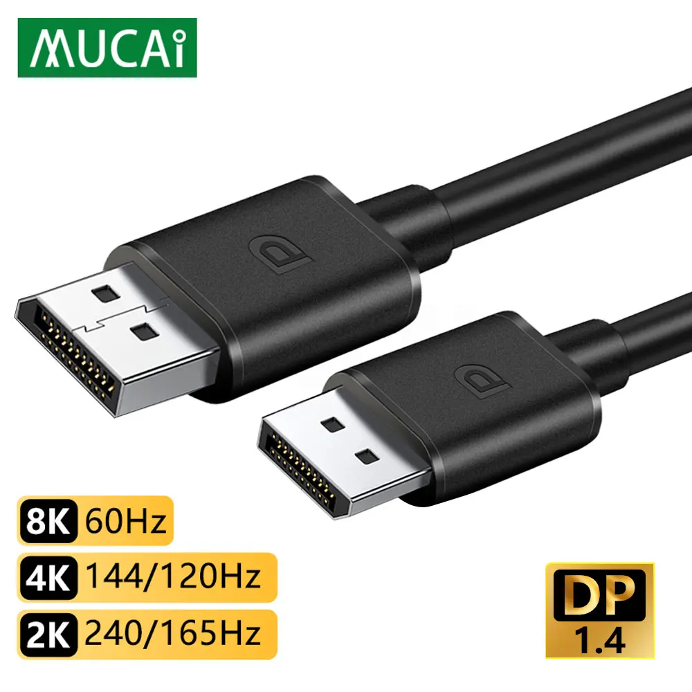 Дисплей Порты и разъёмы 1 4 кабель 8K 4K HDR 165 Гц 60 адаптер портов дисплея для видео