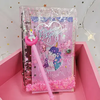 

A6 Transparent Loose Leaf Binder Notebook Inner Core Cover Note Book Bullet Journal Planner Office Stationery Supplies