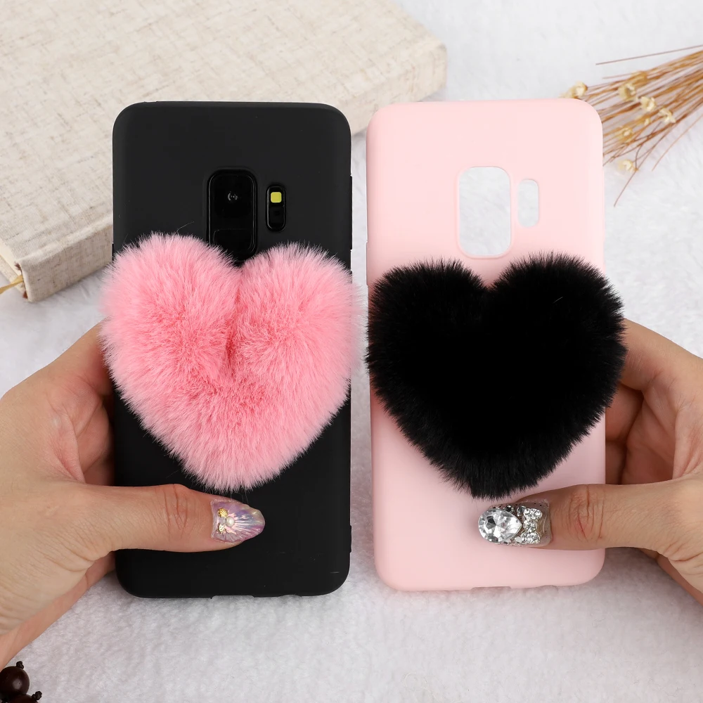 Флисовый чехол для Samsung Galaxy S20 Ultra L FADNUT S10 S10E S9 S8 Plus S7 Роскошный милый плюшевый