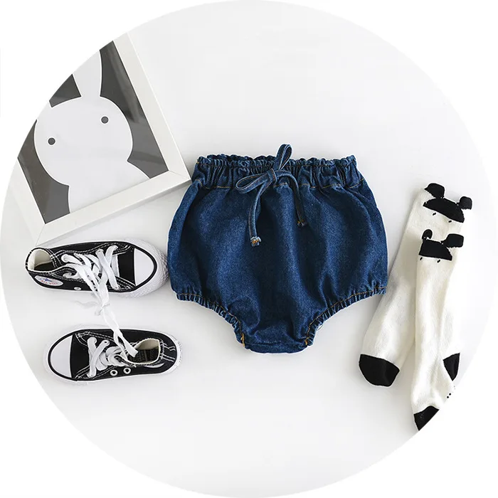 Baby Toddler Shorts Spring Summer Denim Shorts for Girls Blue Newborn