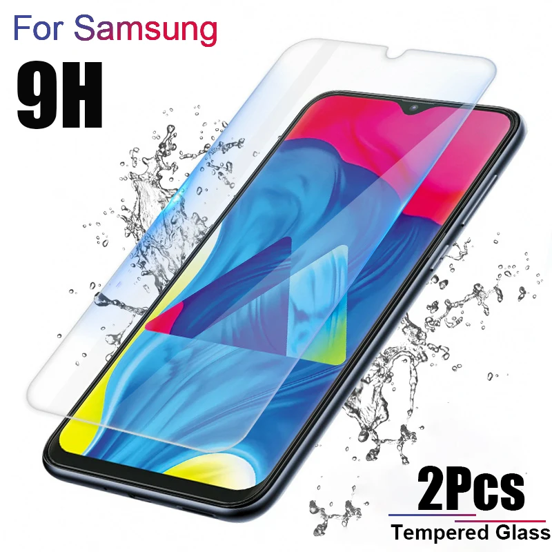 2 шт. для samsung M10 закаленное стекло galaxy m20 m30 Защитная пленка экрана m 10 20 30 galax