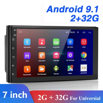 

2 din Android 9.1 Car Radio GPS Multimedia Video Player 2din 7" Universal Radio GPS Stereo Autoradio Bluetooth WIFI MirrorLink