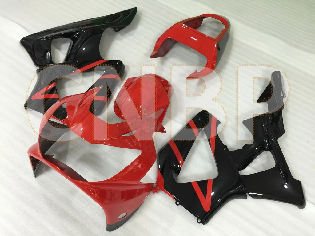CBR929RR 2000 2001 Plastic Fairings CBR 929RR 2001 Black Red Abs