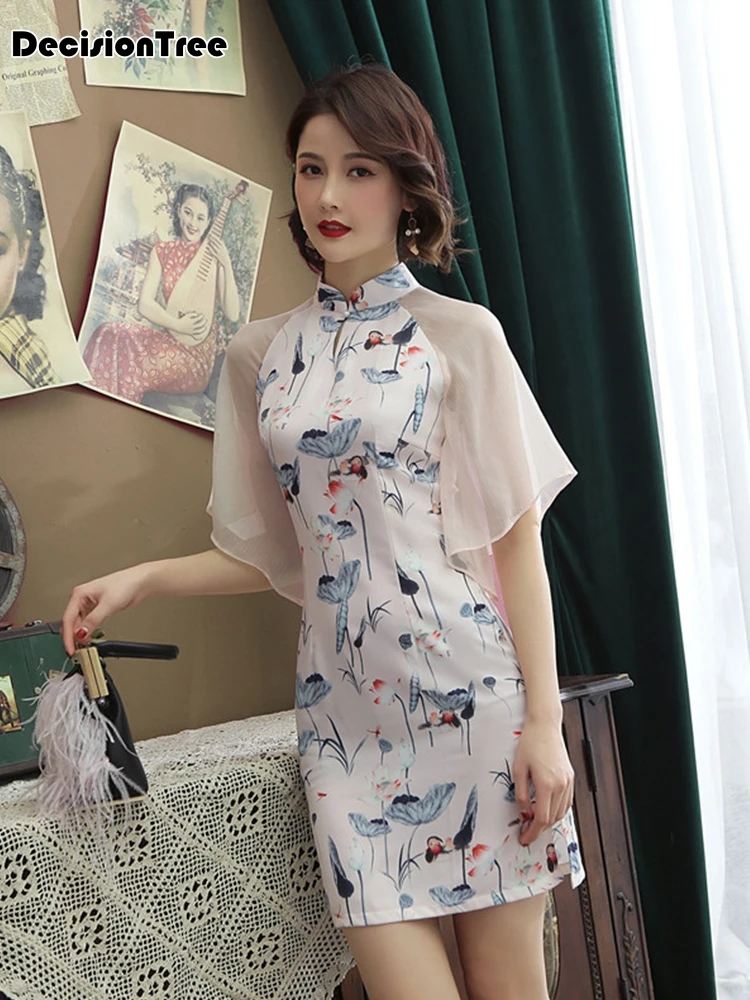 Китайское платье женское традиционное платье Ципао шелковое атласное cheongsam qipao цветочное свадебное платье китайское платье феи