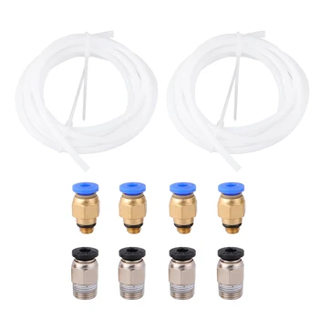 

1 Set Portable Durable Quick Coupling PTFE Tube for 3D Printer Parts