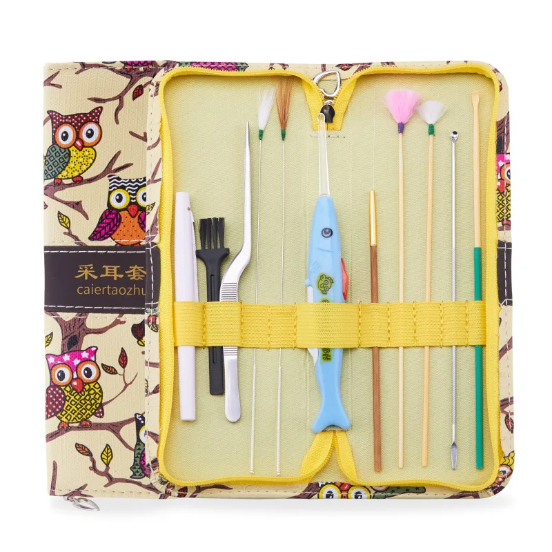 Ear Cleaner Ear Wax Removal Tool Flashlight Earpick Ear Cleaning Earwax Remover Luminous Ear Curette Light 2