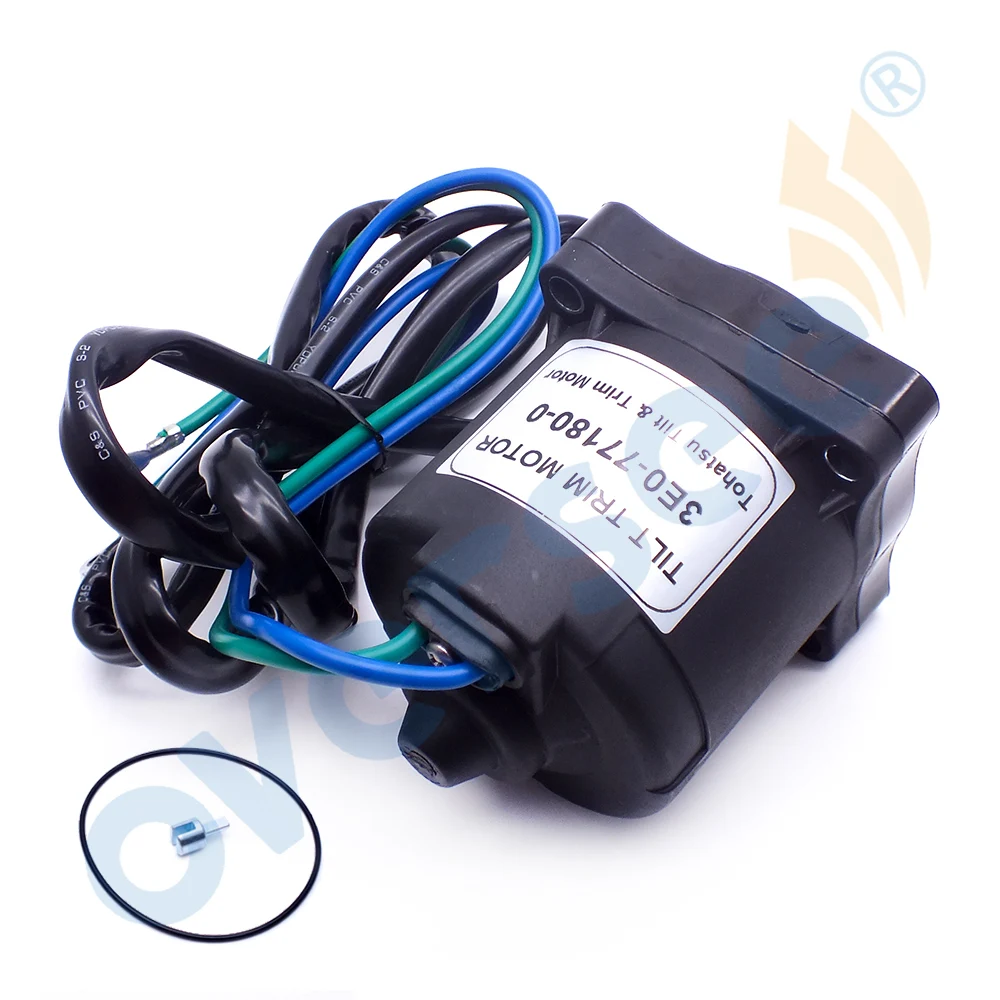 Buitenboordversiering Kantelmotor, Kantelen Motor Metaallegering 3E5 77180 0 voor Tohatsu Buitenboord 4-takt 12V MD40B MD50B