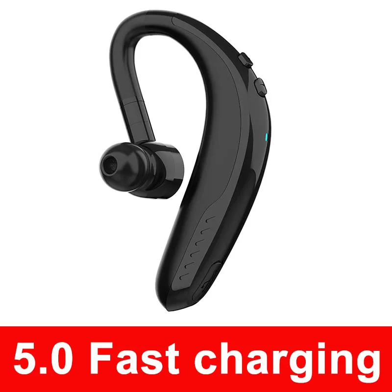 IPUDIS-D1Black IPUDIS беспроводные наушники-вкладыши с ушным крюком, Bluetooth наушники, 170 мА/ч, одна гарнитура с микрофоном для вождения - Цвет: IPUDIS-D1Black