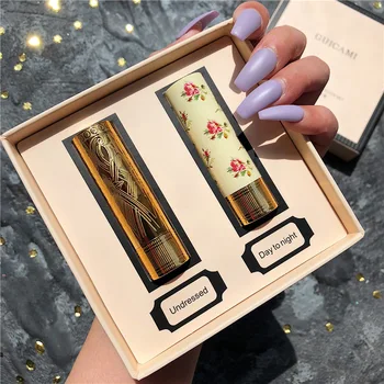 

GUICAMI New Beauty 6 Colors Matte Lipstick 2/Set Waterproof Long Lasting Lip Gloss Nude Velvet Pigment Women Fashion Lip Makeup