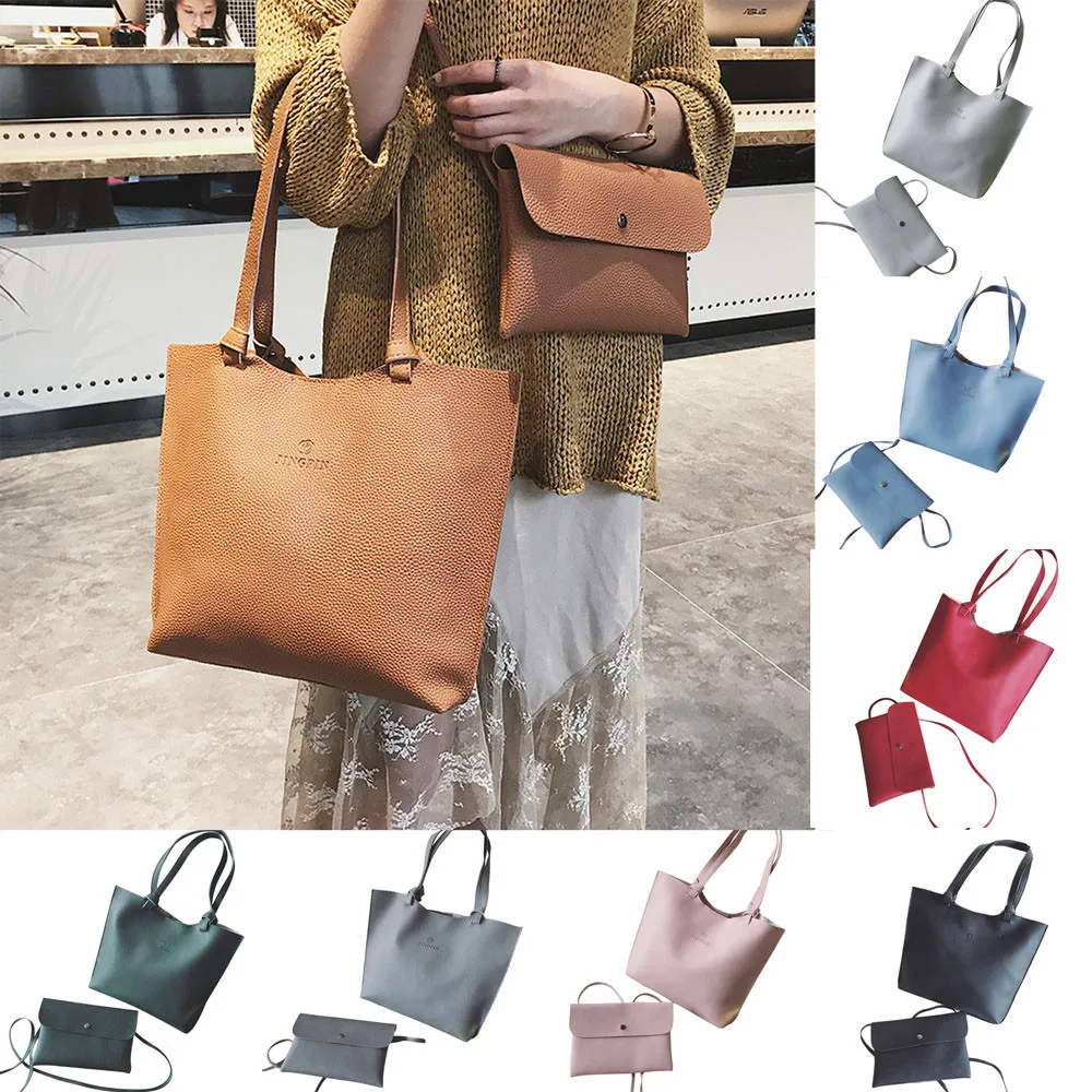 

Women's fashion shoulder bag leather shoulder bag large capacity handbag supermarket shopping wallet Messenger bag @py