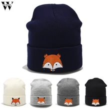 Шапки для женщин новые модные женские мужские теплые Повседневные вязаные шапки Лыжная Шапка Вышивка спортивный головной убор женская шапка осенние хлопковые шапки Au30