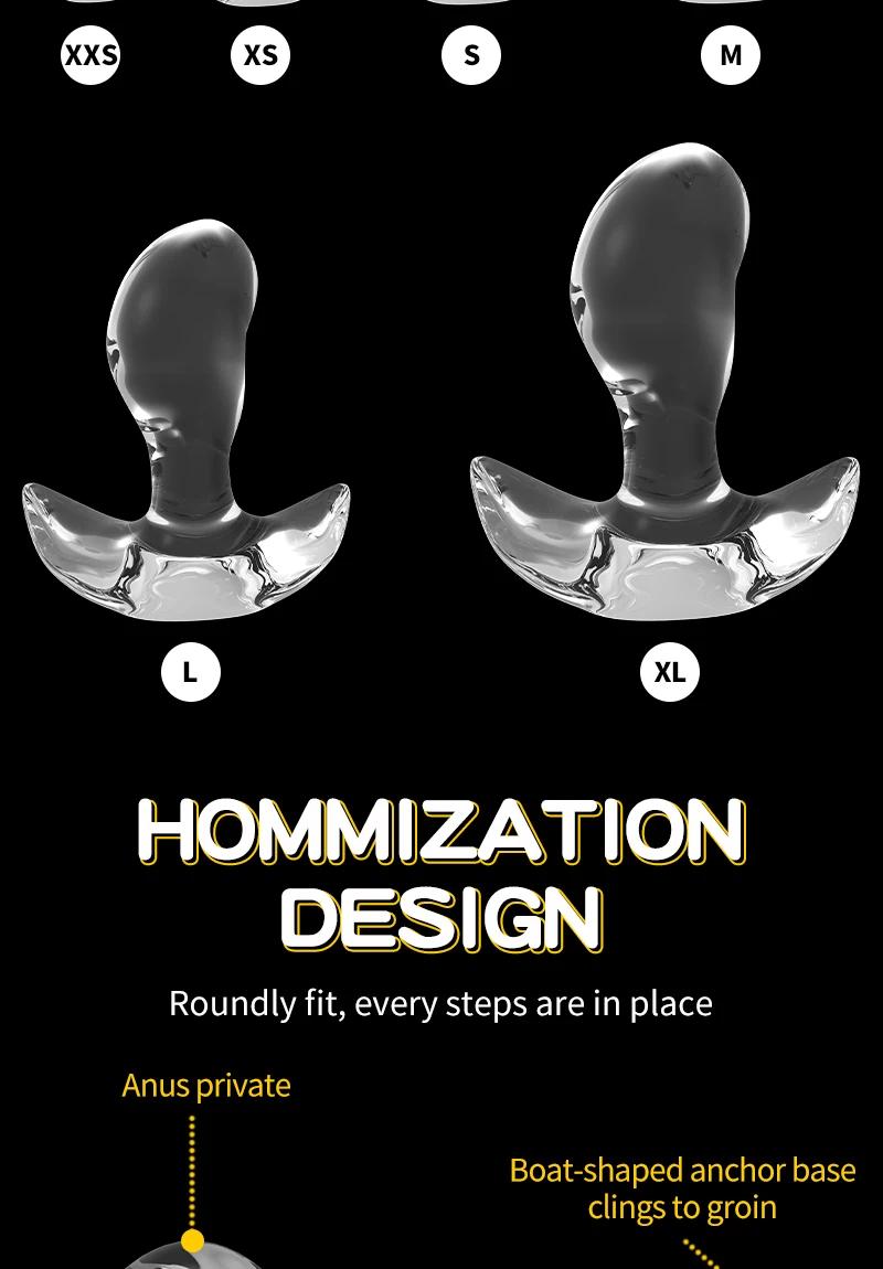 Huge Wearable Anal Plug Sex Toys Large Butt Plug Prostate Massage G-Spot Stimulation Anal Dilator For Women Men Adult 18+