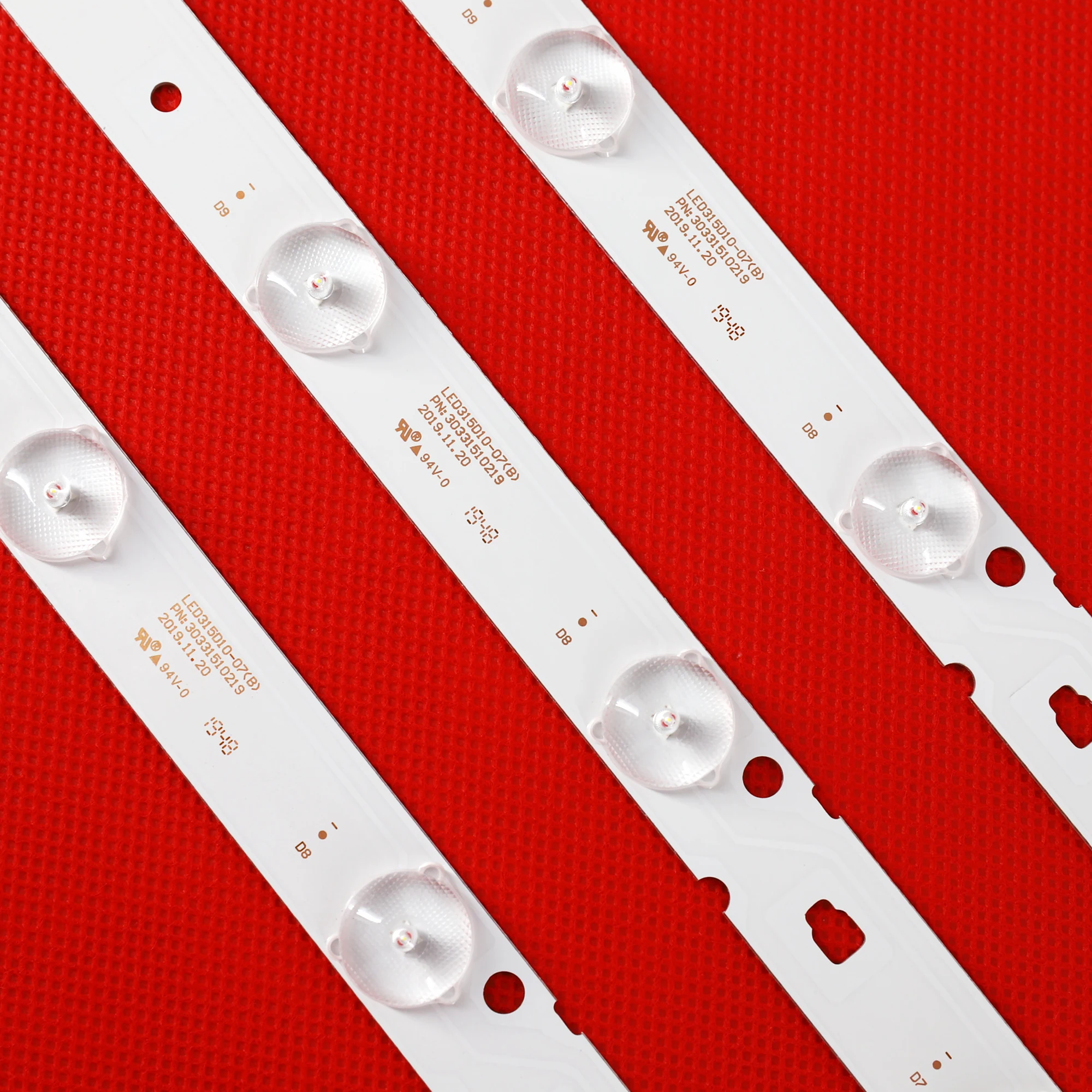 LED Ʈ Ʈ ο 3 PCS 10leds 635mm 32PAL535 LE32B310N LED315D10-07(B) 30331510219 LED315D10-ZC14-07(A) 30331510213
