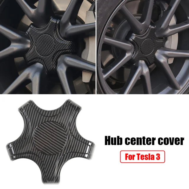 4 stücke Auto Center Caps Radkappen Abdeckung Aero Räder Felgen Kappe Kits  für Tesla Modell 3 Auto Zubehör - AliExpress