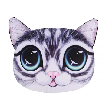 

2020 3D Printed Dog Cat Face Car Headrest Neck Rest Auto Neck Safety Cushion / Car Neck Support Headrest Without Filler
