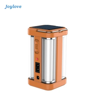 

JOYLOVE Solar Portable Rechargeable Camping Light With 4 Sides