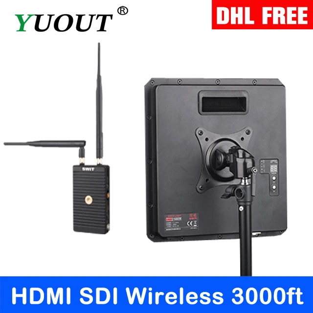 2 канальный SDI/HDMI Встроенный аудио Трансмиссия S 4914P 1000m беспроводная система 5 1 9 GHz