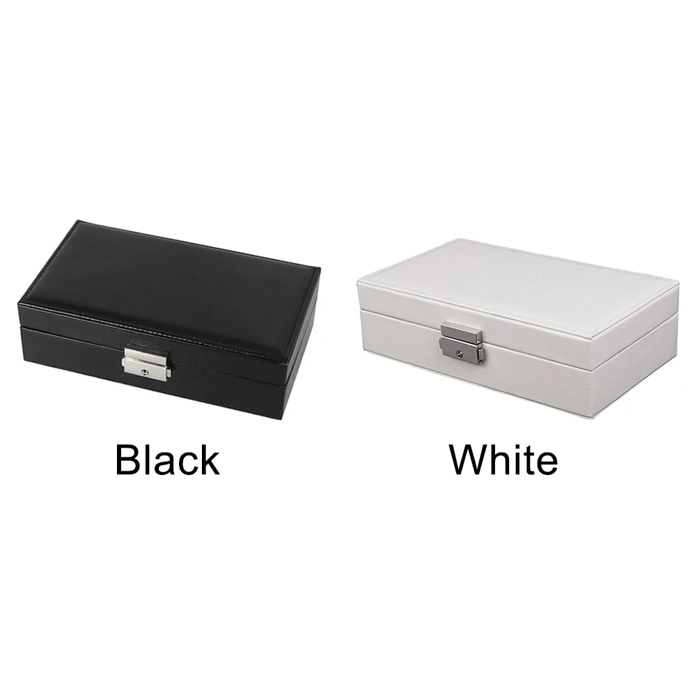 Multifunctional Jewelry Box Simple Organizer Storage Case Travel Ornaments Portable