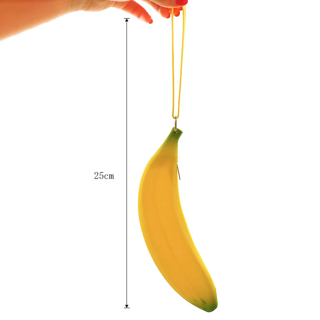 Студенческий милый силиконовый водонепроницаемый в форме банана ручной держатель для монет кошелек для ключей Сумки для денег для дам кошелек для детей#1026
