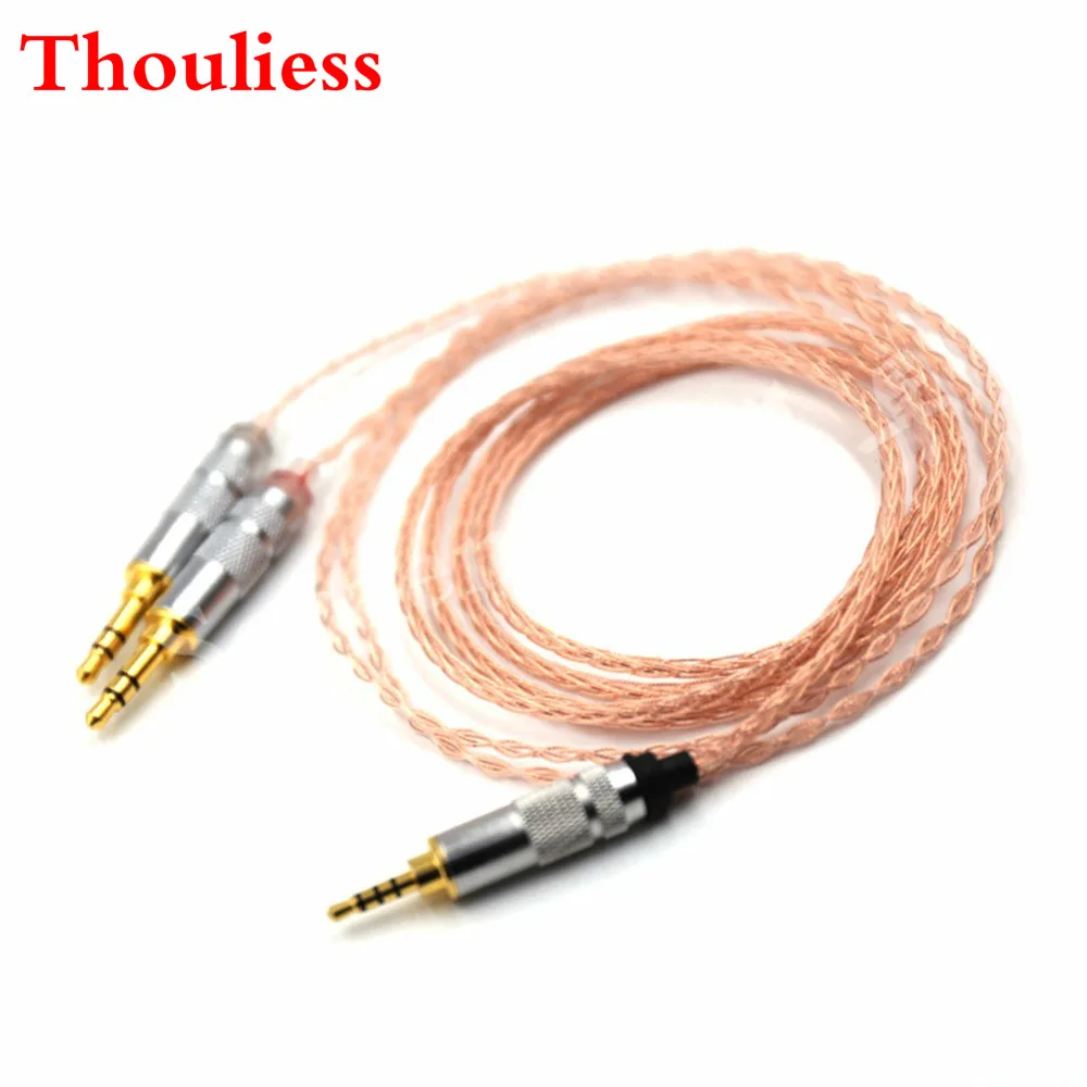 Thouliess HIFI 2.5mm TRRS Balanced 8core Litz braid Headphone Upgrade