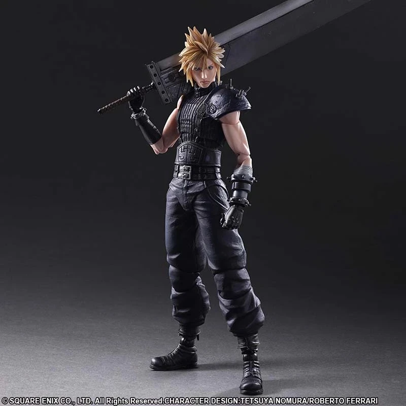 Anime Play Arts Cloud Strife Edition 2 Pvc Action Figure Collection Model Toys Doll Gift