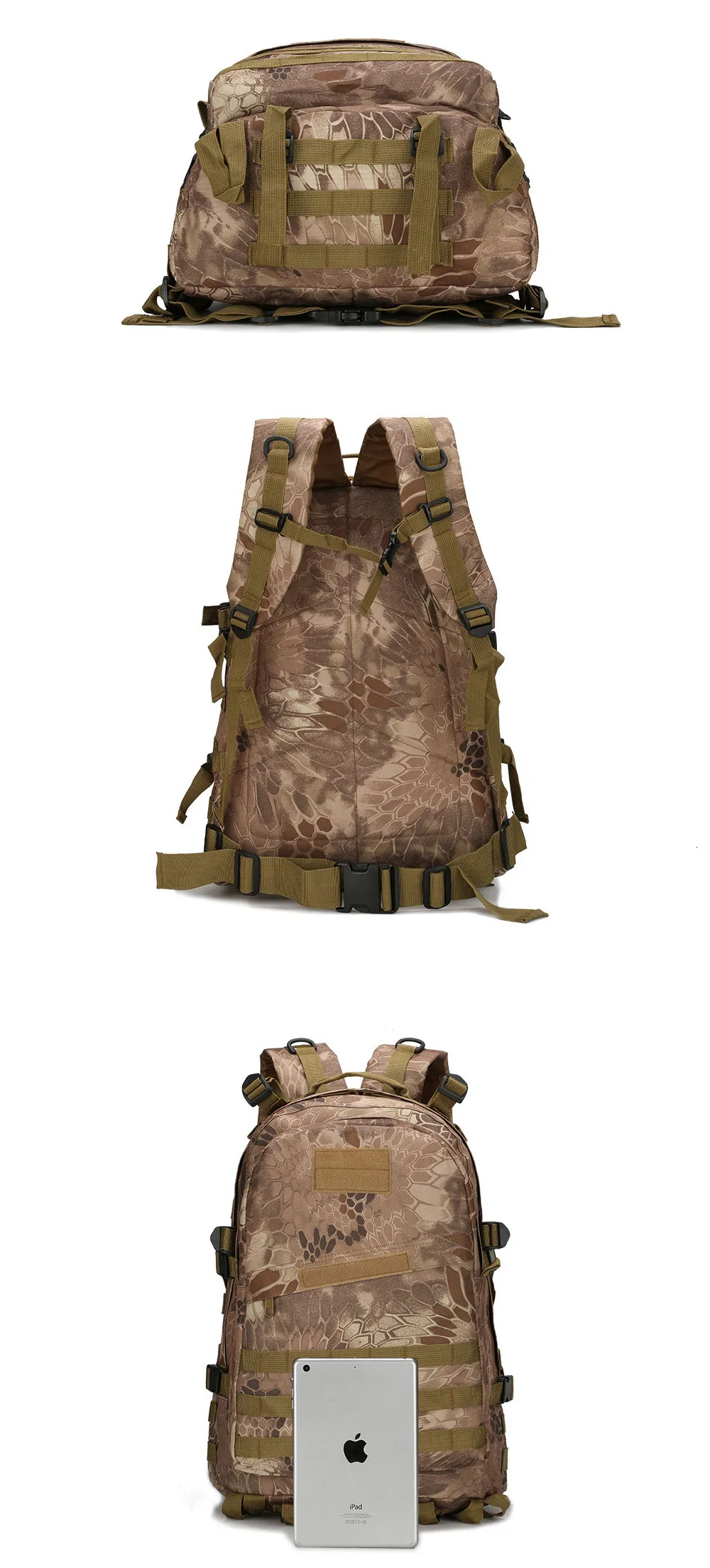 Протектор Плюс 40л военный тактический рюкзак мужской многофункциональный походный треккинг водонепроницаемый дорожная сумка