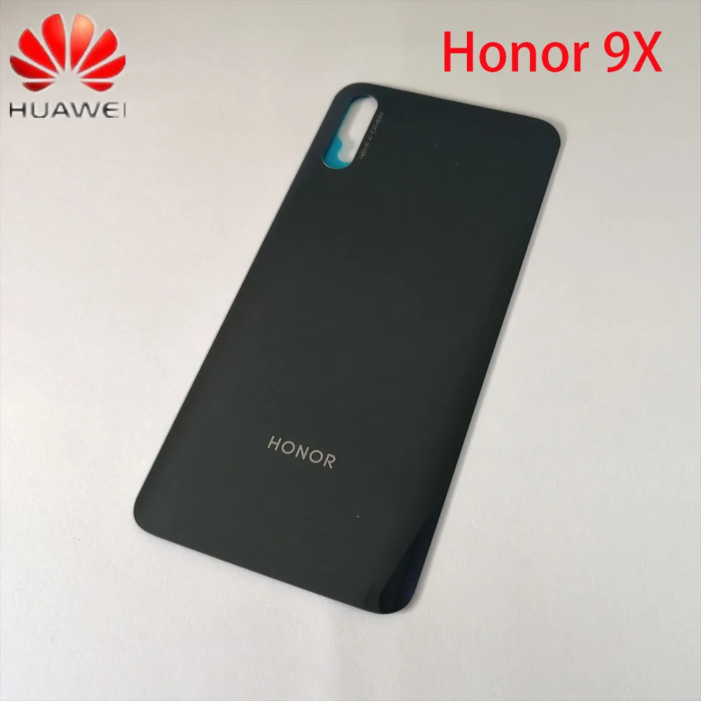huawei honor 9X задняя крышка батарейного отсека Дверь Задняя стеклянная крышка корпуса huawei honor 9X Крышка батарейного отсека honor 9X корпус