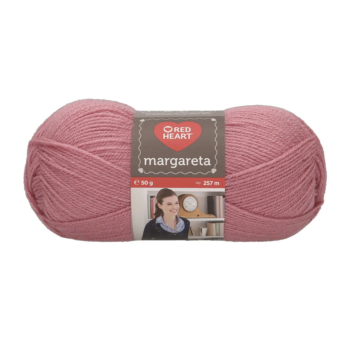 Red Heart yarn 'Margareta', 100% Acrylic (10 skeins), colors in