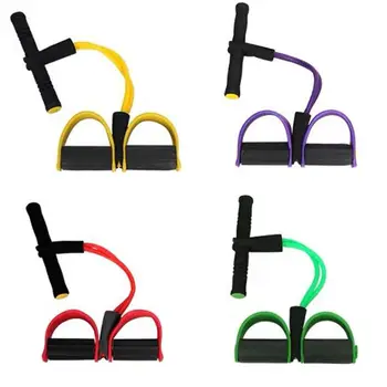 

Multifunction Fitness Pedal Exerciser Sit-up Exercise Band Elastic Pull Rope Equipment Tummy Bodybuilding Tension Rope Puller